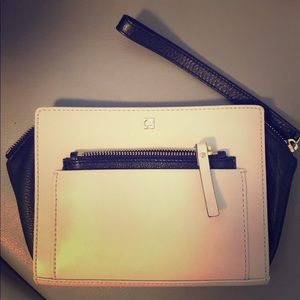 Kate spade leather clutch